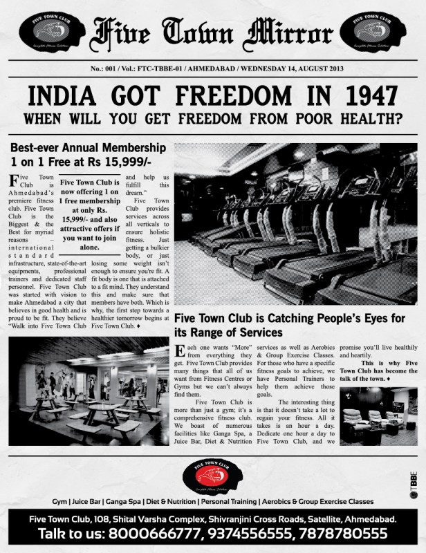 FTC Ad - Ahmedabad Mirror